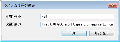 コマンドラインでCapsaを起動
